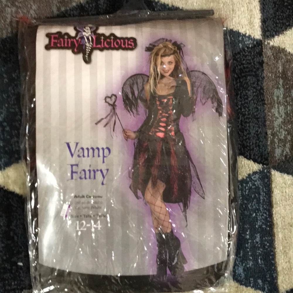NWT VAMP FAIRY COSTUME